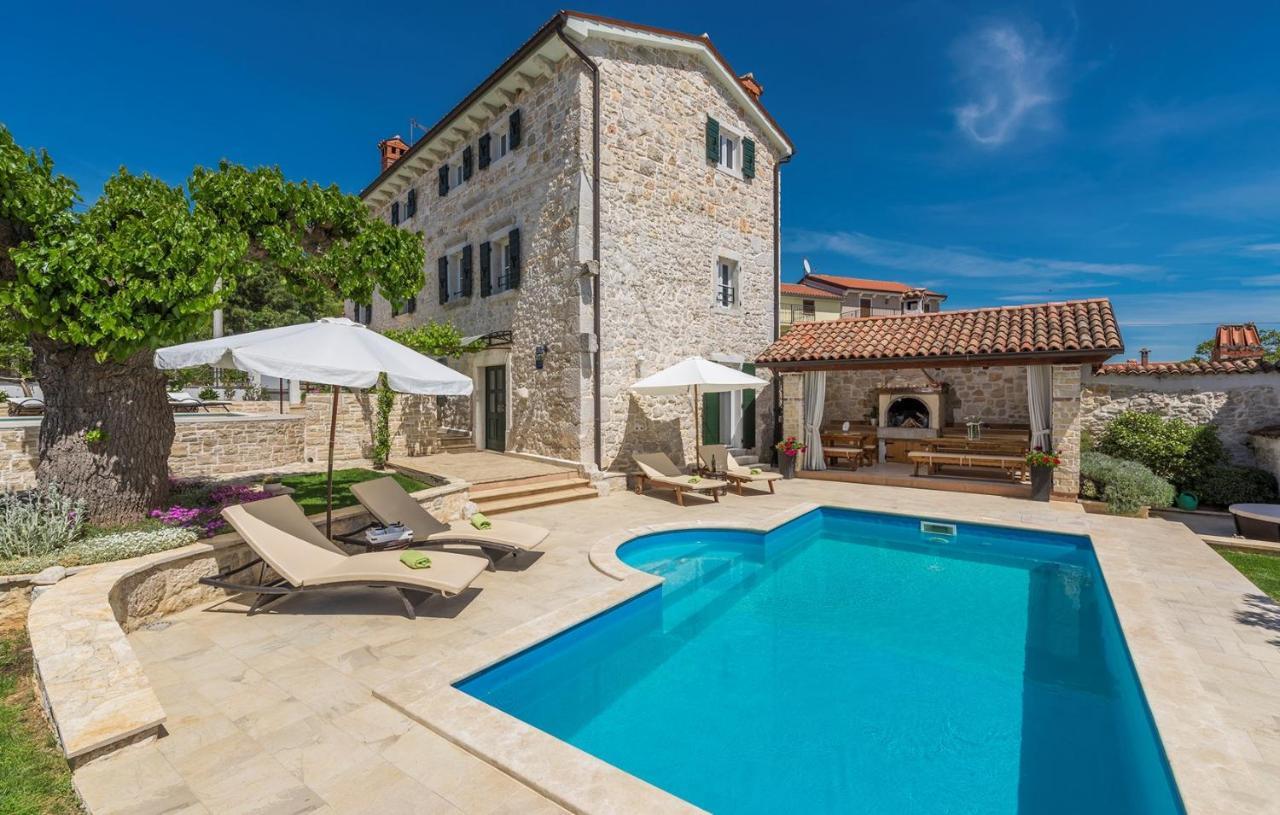 Beautiful Stone House - Villa Parentium With Private Pool Dracevac Экстерьер фото