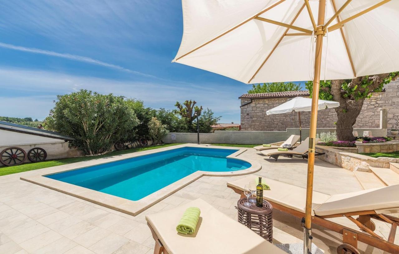 Beautiful Stone House - Villa Parentium With Private Pool Dracevac Экстерьер фото