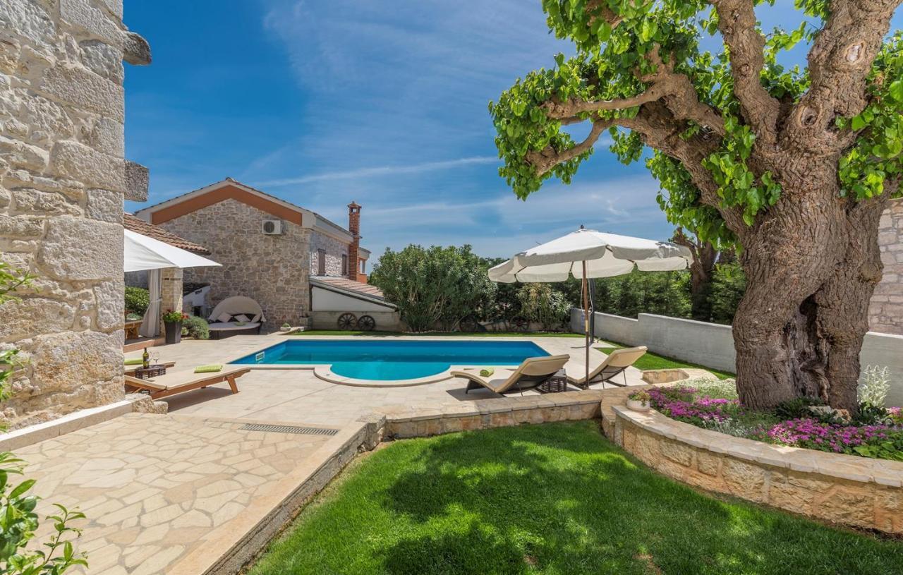 Beautiful Stone House - Villa Parentium With Private Pool Dracevac Экстерьер фото